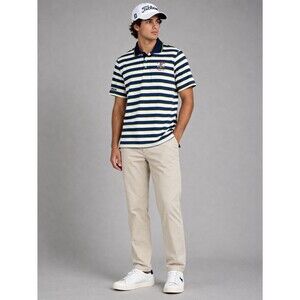 Polo Ralph Lauren US Open 2020 Winged Foot Striped Golf Polo Shirt Mens L
